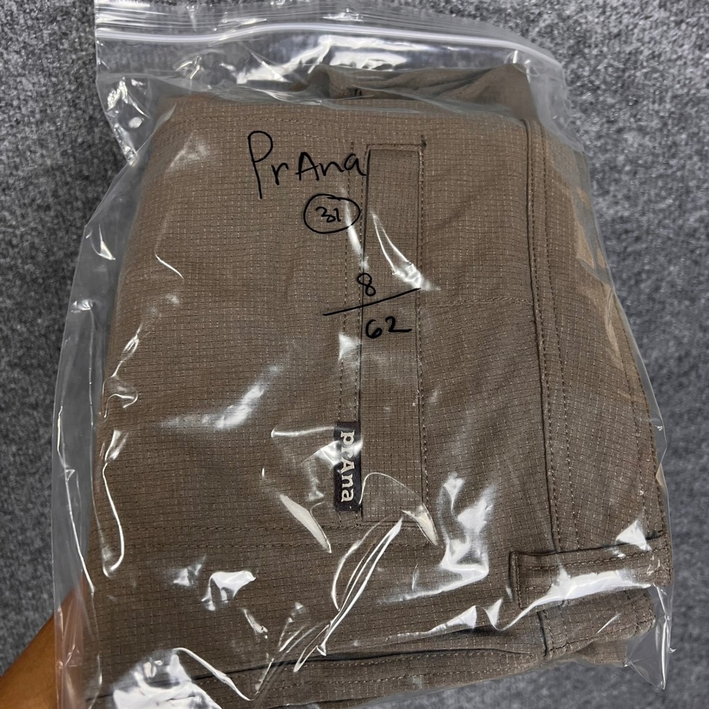 Prana  Shorts Mens 31 Brown Stretch Hiking Outdoor Quick Dry - Picture 9 of 9